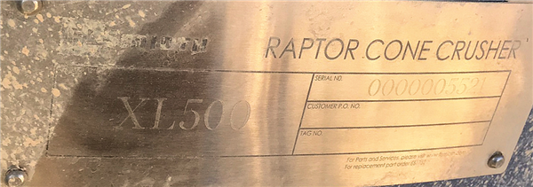 Flsmidth Raptor Xl 500 Cone Crusher)